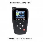 Battery Replacement for ATEQ VT47 VT47S TPMS Tool